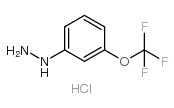 3-(Trifluoromethoxy)phenylhydrazine hydrochloride structure