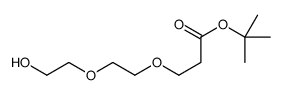 Hydroxy-PEG2-(CH2)2-Boc结构式