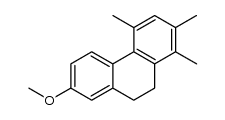 7-methoxy-1,2,4-trimethyl-9,10-dihydrophenanthrene Structure