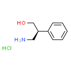 (S)-3-amino-2-phenylpropan-1-ol hydrochloride结构式