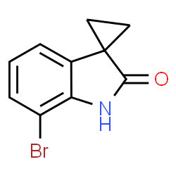 7’-溴螺[环丙烷-1,3’-吲哚啉]-2’-酮结构式