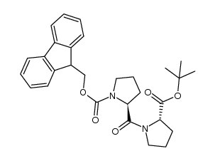 Fmoc-Pro-Pro-O-t-butyl ester结构式