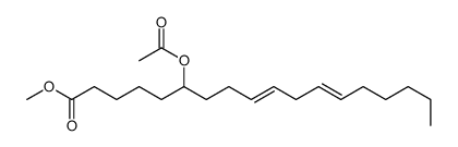methyl 6-acetyloxyoctadeca-9,12-dienoate结构式