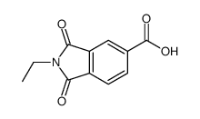 2-ethyl-1,3-dioxoisoindoline-5-carboxylic acid Structure