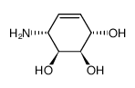 4-Cyclohexene-1,2,3-triol,6-amino-,(1S,2R,3S,6R)-(9CI)结构式