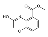 methyl 2-acetamido-3-chlorobenzoate Structure
