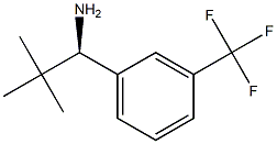 (1R)-2,2-DIMETHYL-1-[3-(TRIFLUOROMETHYL)PHENYL]PROPYLAMINE结构式