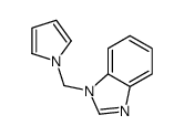 1H-Benzimidazole,1-(1H-pyrrol-1-ylmethyl)-(9CI) structure