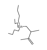 tributyl(2,3-dimethylbut-3-en-1-yl)stannane Structure