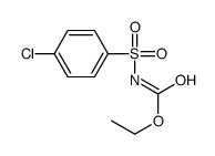 4-氯苯基磺酰基氨基甲酸乙酯结构式
