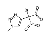 4-[bromo(dinitro)methyl]-1-methyltriazole结构式