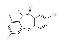 8-hydroxy-2,4,5-trimethylbenzo[b][1,4]benzoxazepin-6-one Structure