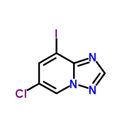 6-Chloro-8-iodo[1,2,4]triazolo[1,5-a]pyridine structure