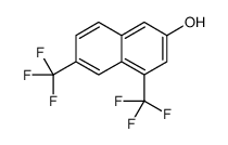 4,6-bis(trifluoromethyl)naphthalen-2-ol Structure