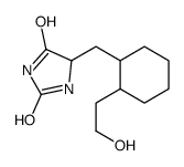 5-[[2-(2-hydroxyethyl)cyclohexyl]methyl]imidazolidine-2,4-dione Structure