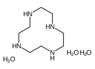 1,4,7,10-tetrazacyclododecane,trihydrate结构式