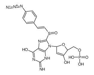 8-(4-azidophenacyl)thio-cyclic GMP Structure
