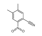 4,5-Dimethyl-2-nitrobenzonitrile结构式
