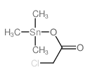 Acetic acid, 2-chloro-,trimethylstannyl ester structure