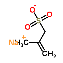 Sodium 2-methylprop-2-ene-1-sulfonate Structure