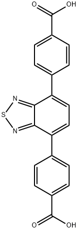 4,4'-(benzo[c][1,2,5]thiadiazole-4,7-diyl)dibenzoic acid Structure