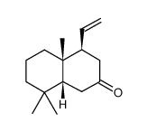 (4R-(4α,4aα,8aα)) 4-ethenyl-3,4,4a,5,6,7,8,8a-octahydro-4a,8,8-trimethylnaphthalen-2(1H)-one Structure