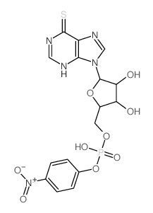 5'-Inosinic acid,6-thio-, mono(4-nitrophenyl) ester (9CI) picture