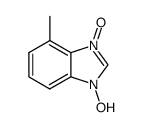 Benzimidazole, 1-hydroxy-4-methyl-, 3-oxide (8CI)结构式