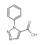 1-苯基-1H-1,2,3-噻唑-5-羧酸结构式