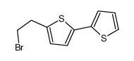 2-(2-bromoethyl)-5-thiophen-2-ylthiophene Structure