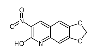 7-NITRO-[1,3]DIOXOLO[4,5-G]QUINOLIN-6-OL结构式