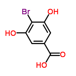 4-Bromo-3,5-dihydroxybenzoic acid structure