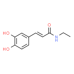 2-Propenamide, 3-(3,4-dihydroxyphenyl)-N-ethyl- (9CI) Structure