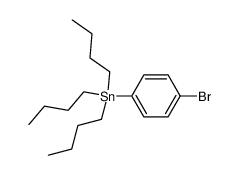 (4-bromophenyl)tributylstannane结构式
