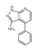 4-苯基-1H-吡唑并[3,4-b]吡啶-3-胺结构式