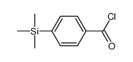 4-trimethylsilylbenzoyl chloride结构式