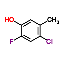 4-Chloro-2-fluoro-5-methylphenol structure