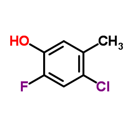 4-Chloro-2-fluoro-5-methylphenol Structure