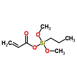 Dimethoxy(propyl)silyl acrylate Structure