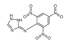 N-(2,4,6-trinitrophenyl)-1H-1,2,4-triazol-5-amine Structure