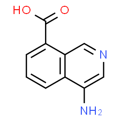 4-amino isoquinoline-8-carboxylic acid Structure