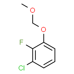 1-Chloro-2-fluoro-3-(methoxymethoxy)benzene结构式