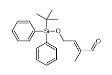 4-[tert-butyl(diphenyl)silyl]oxy-2-methylbut-2-enal结构式