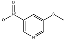 3-(甲硫基)-5-硝基吡啶结构式