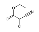ethyl 2-chloro-2-cyanoacetate Structure