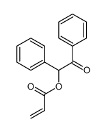 2-oxo-1,2-diphenylethyl acrylate Structure