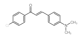 2-Propen-1-one,1-(4-chlorophenyl)-3-[4-(dimethylamino)phenyl]- structure