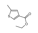 3-Thiophenecarboxylic acid, 5-methyl-, ethyl ester Structure