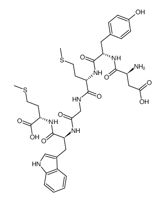 Cholecystokinin Octapeptide (1-6) (desulfated) Structure