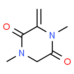 2,5-Piperazinedione,1,4-dimethyl-3-methylene- structure